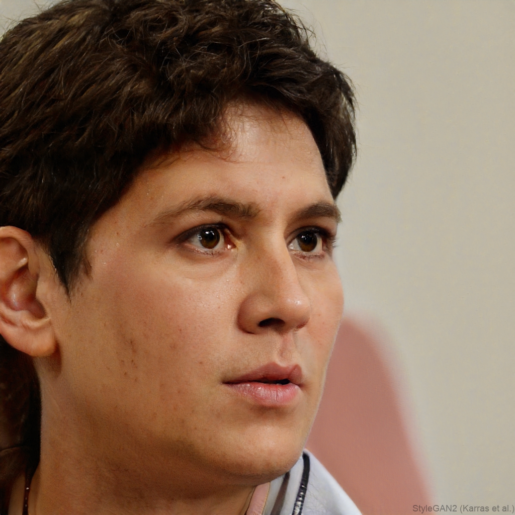 Community member smiling at a campaign event